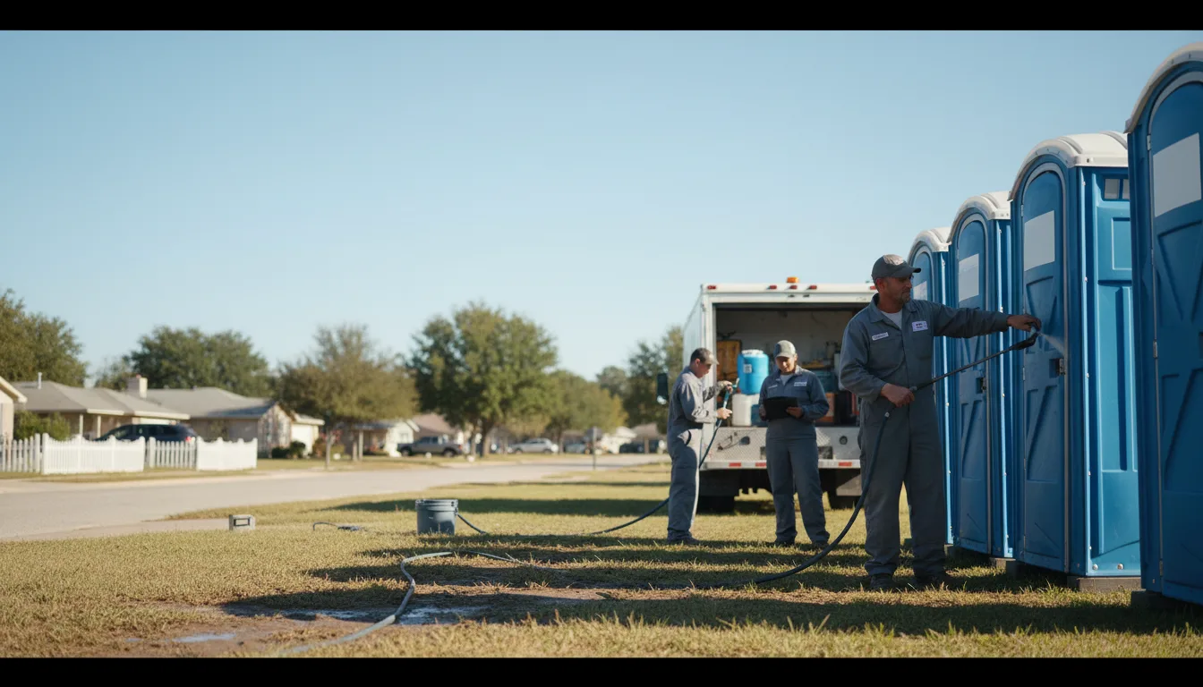 Long-Term Portable Toilet Rental in Meldrim, GA near me